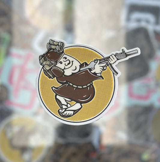 MP Friar Sticker