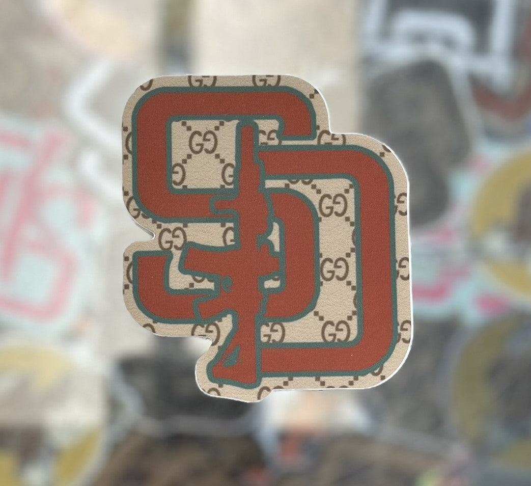 Gucci Print Sticker – The San Diegun